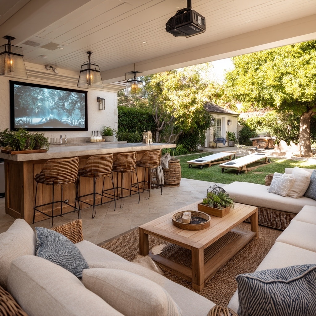 Outdoor Entertainment Zones That Bring Your Backyard Oasis to Life