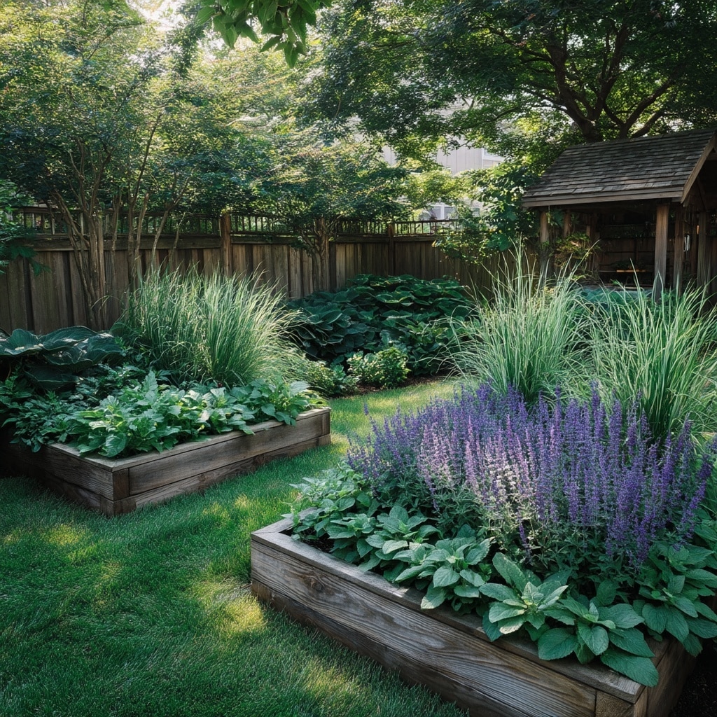 10 Landscaping Ideas for Your Small Backyard 8 . Easy-Care Plants