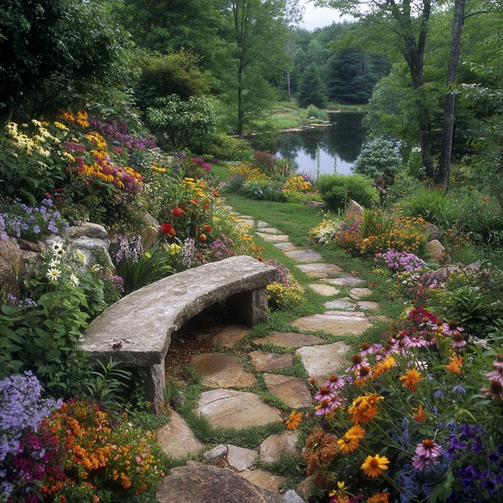 Whimsical Garden Ideas with Resting Spaces and Wildlife Appeal