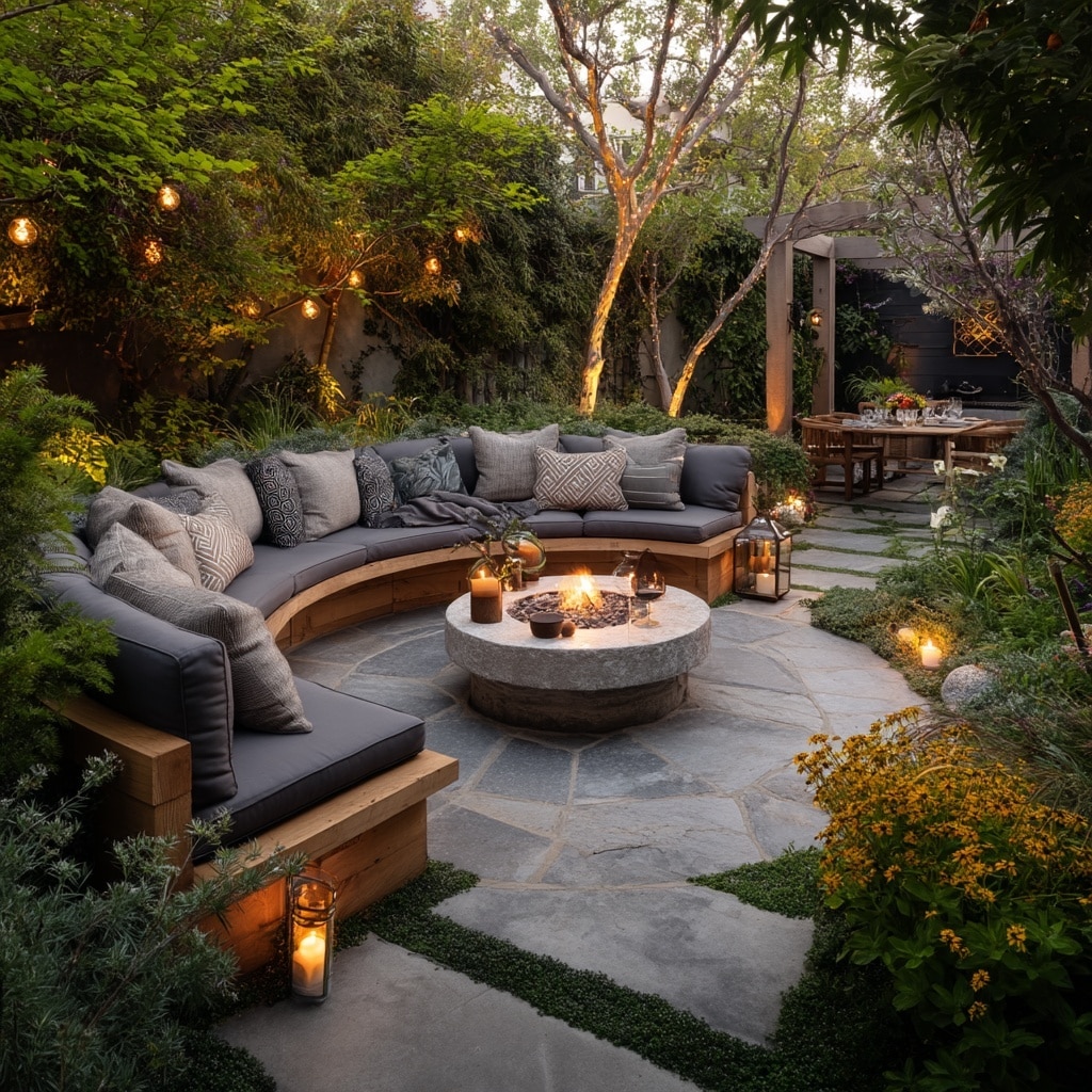 10 Landscaping Ideas for Your Small Backyard 10 Conversation Seating Area