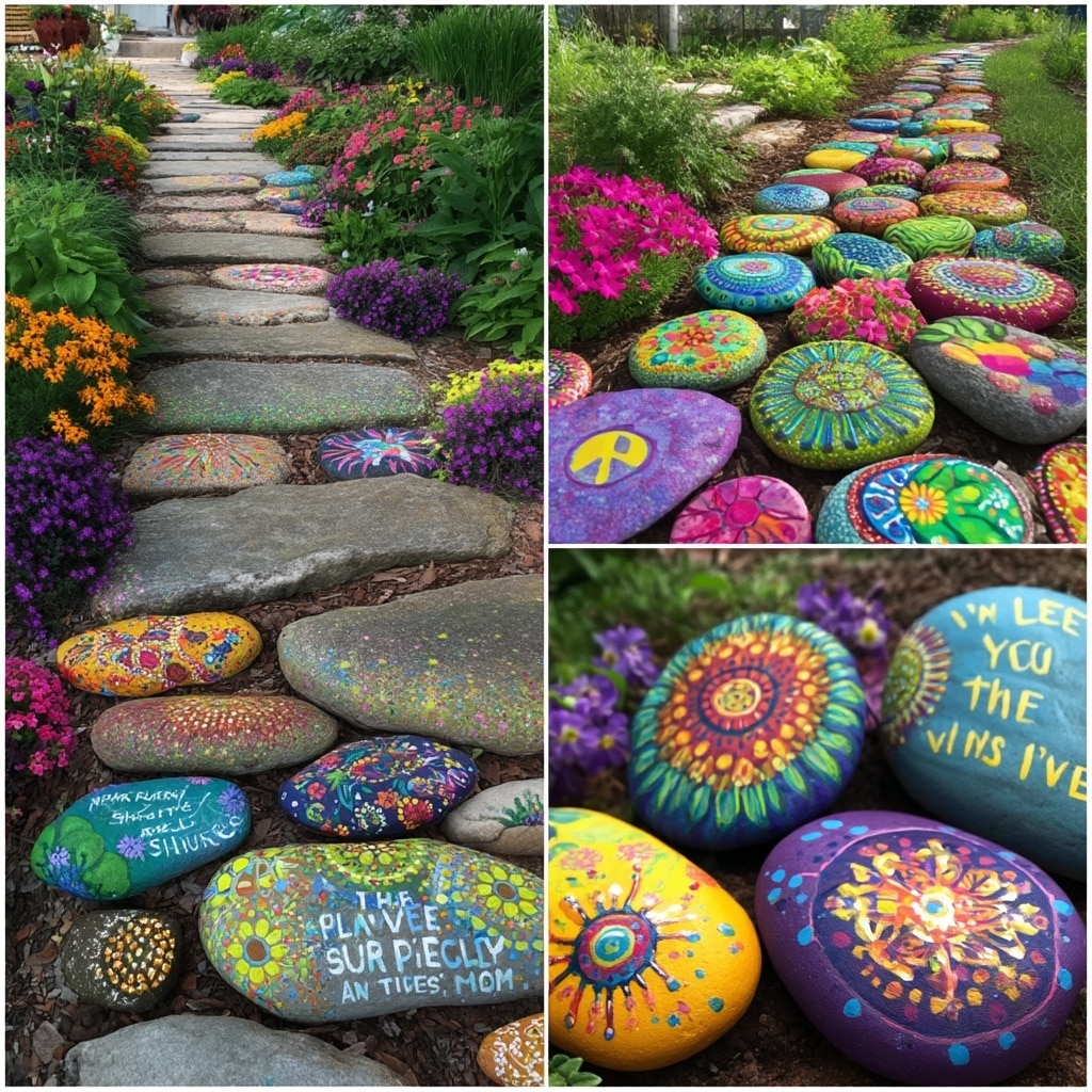 . Painted Rock Decorations