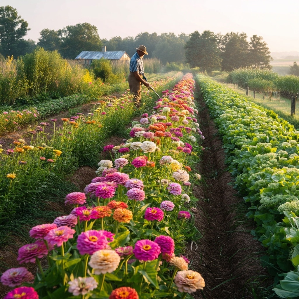10 Cozy Zinnia Garden Bed Ideas for a Stunning Yard 13 10 Cozy Zinnia Garden Bed Ideas for a Stunning Yard