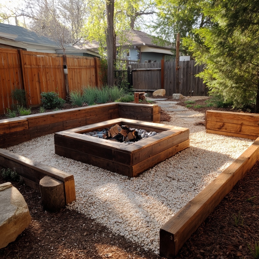 DIY Fire Pit Ideas Backyard | Budget-Friendly Backyard Inspiration 2 . Gravel Scape