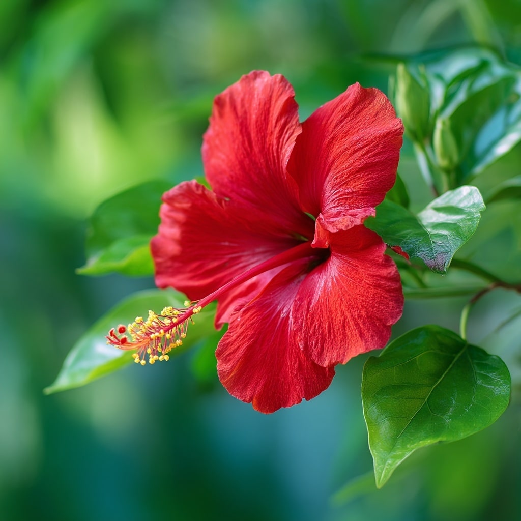 7 Types of Hibiscus Flowers – Common & Rare Varieties 2 . Hibiscus rosa-sinensis (Chinese Hibiscus)