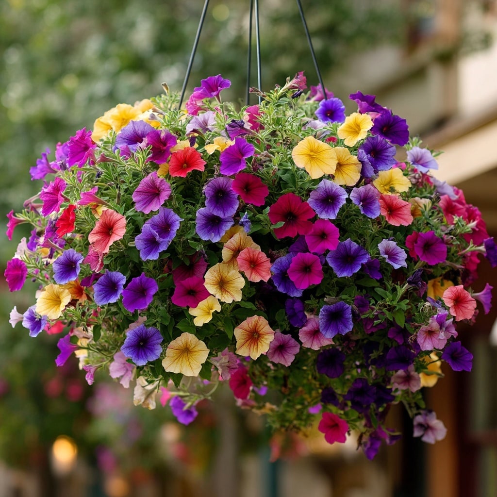 8 Best Hanging Flowers for Beautiful Garden Baskets 2 Petunias