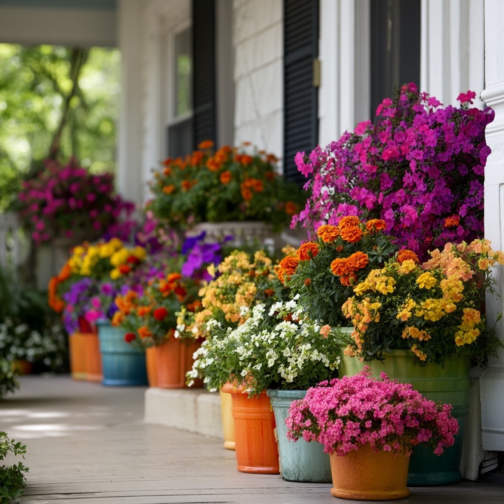 . Using Annuals for Reliable Porch Displays