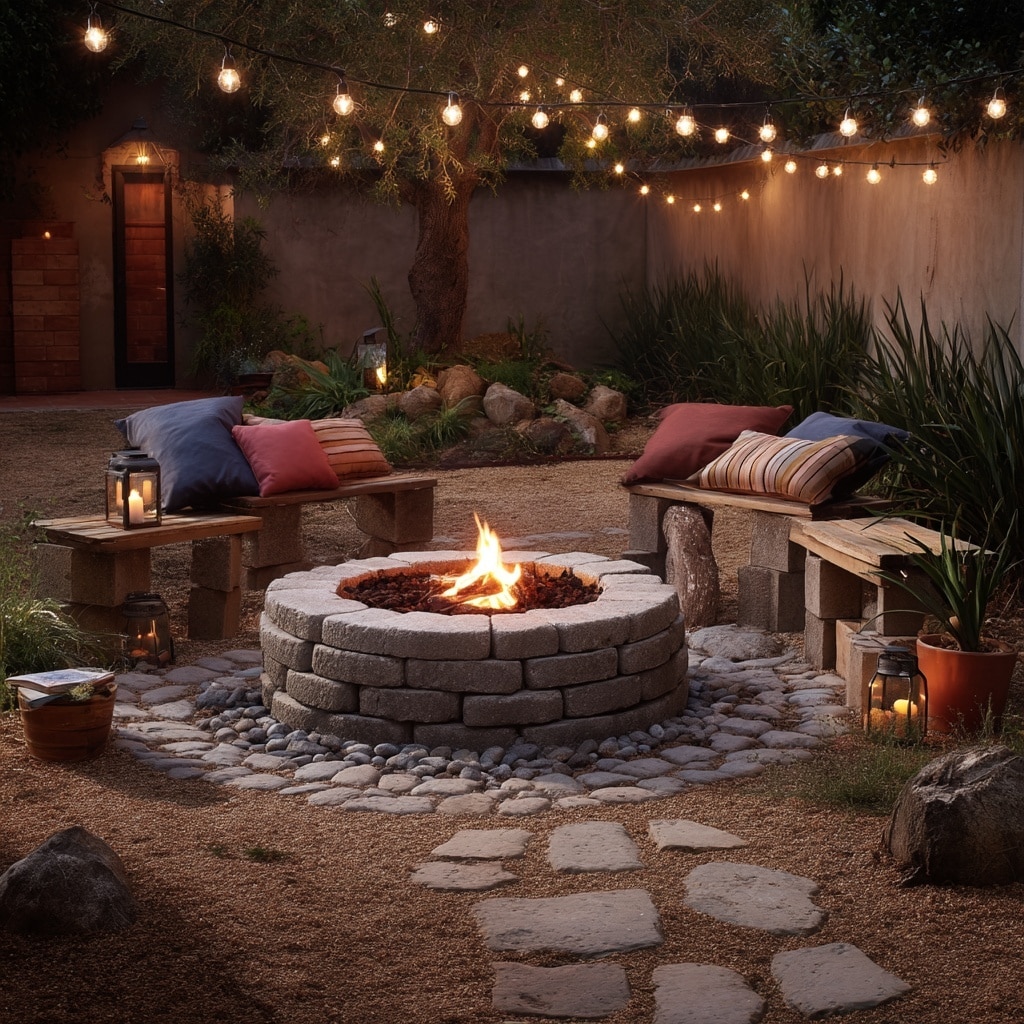 11 Budget-Friendly Backyard Ideas for Small Yards 4 Build a Simple DIY Fire Pit
