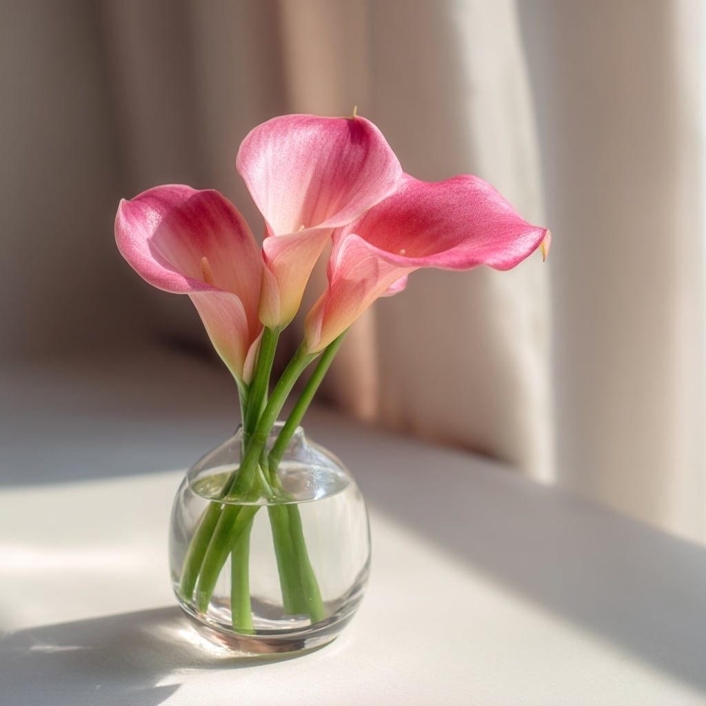 10 Pink Flowers for the Birthday Girl Who Loves Pink 3 Calla Lily