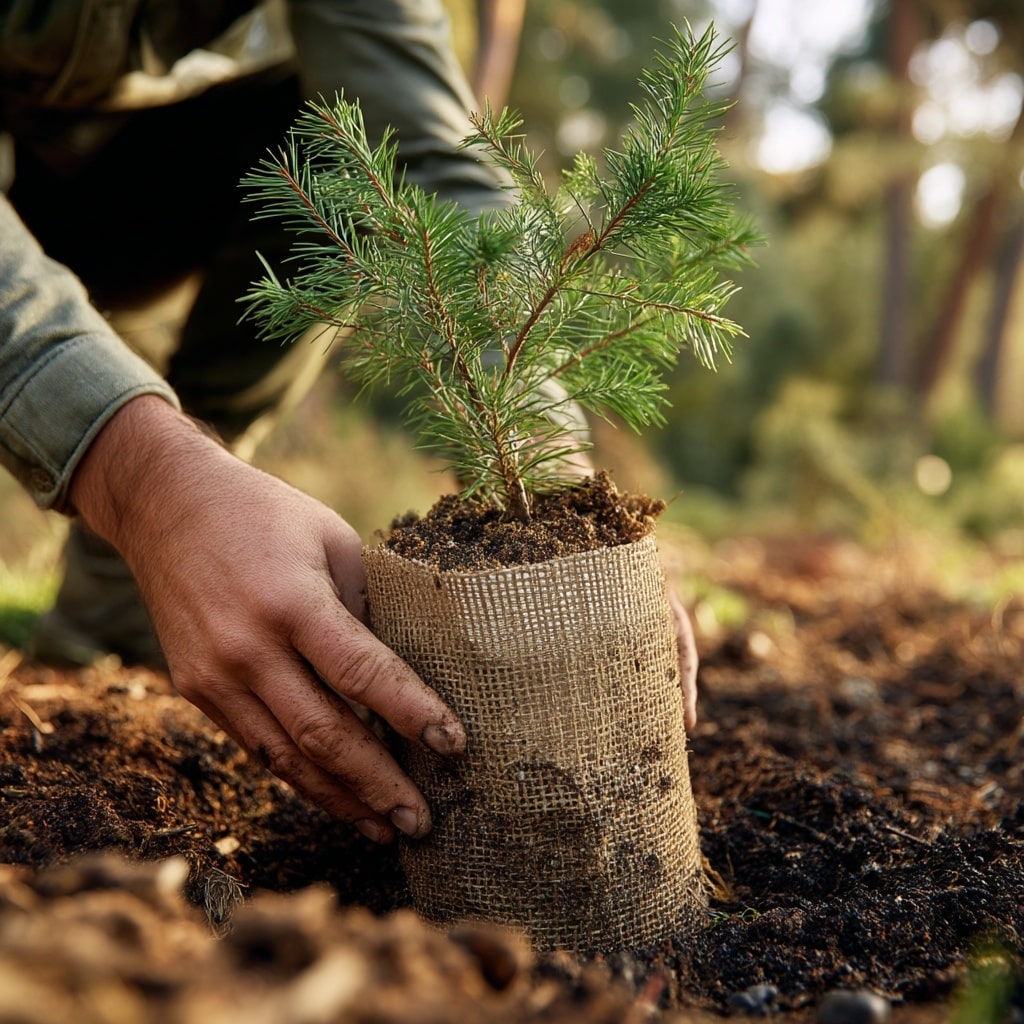 How to Plant a Pine Tree Step by Step 3 How to Plant a Pine Tree Sapling