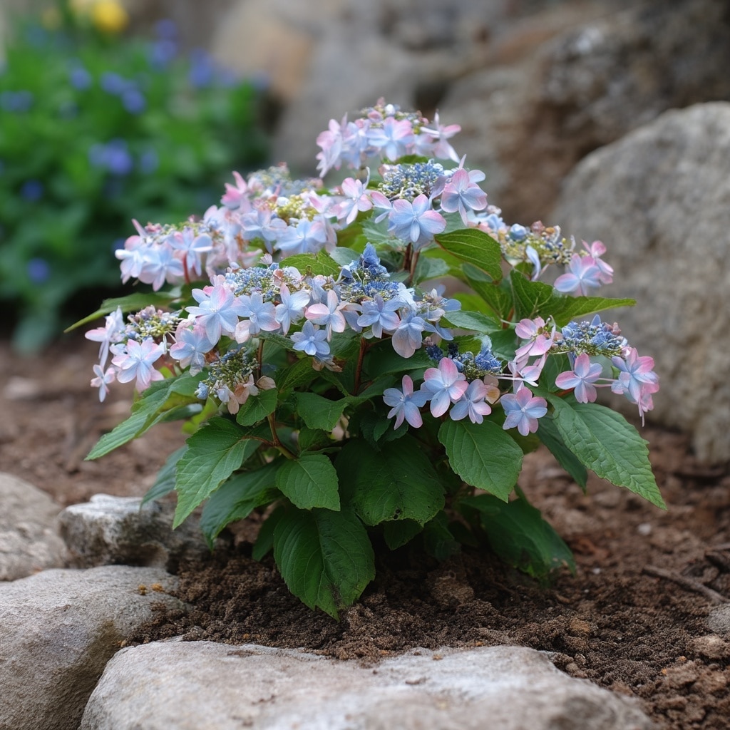 Mountain Hydrangeas (Hydrangea serrata)