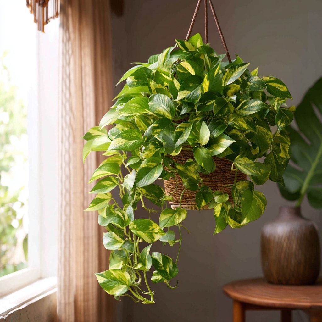 Low Maintenance House Plants Anyone Can Grow Indoors 3 . Pothos (Devil’s Ivy)