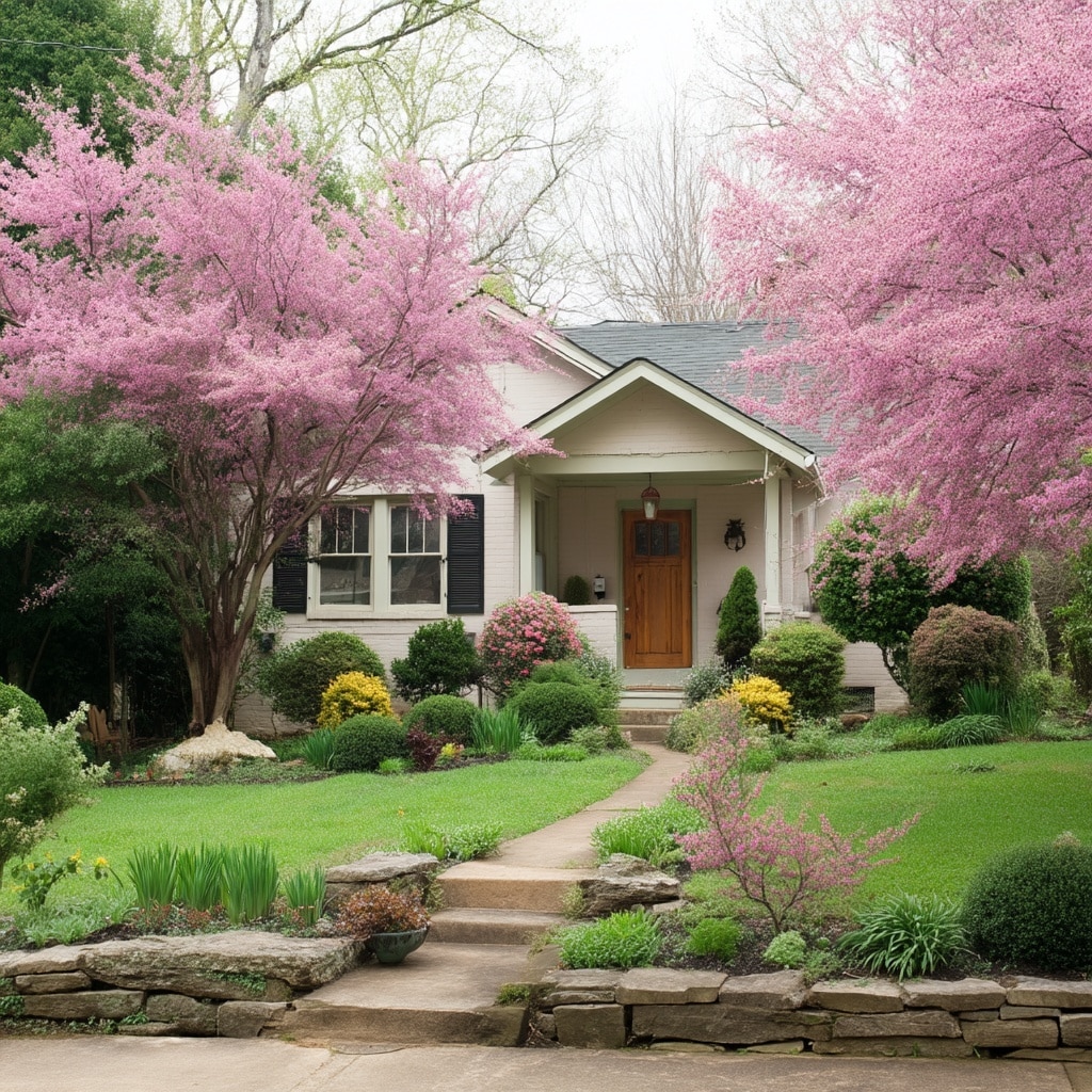 9 Small Front Yard Landscaping Ideas for Big Curb Appeal 3 Select the Right Trees