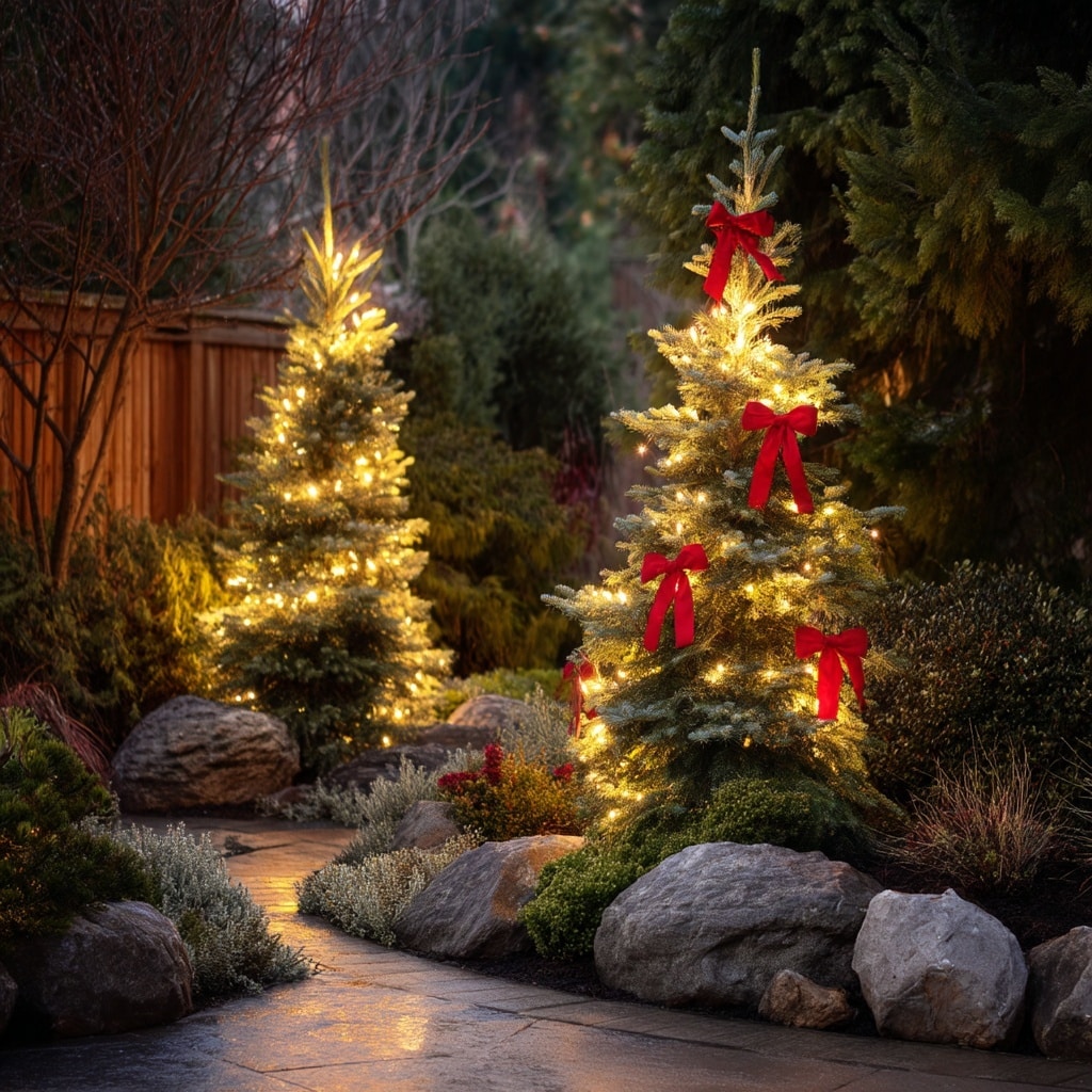 . A Lightshow of Evergreens