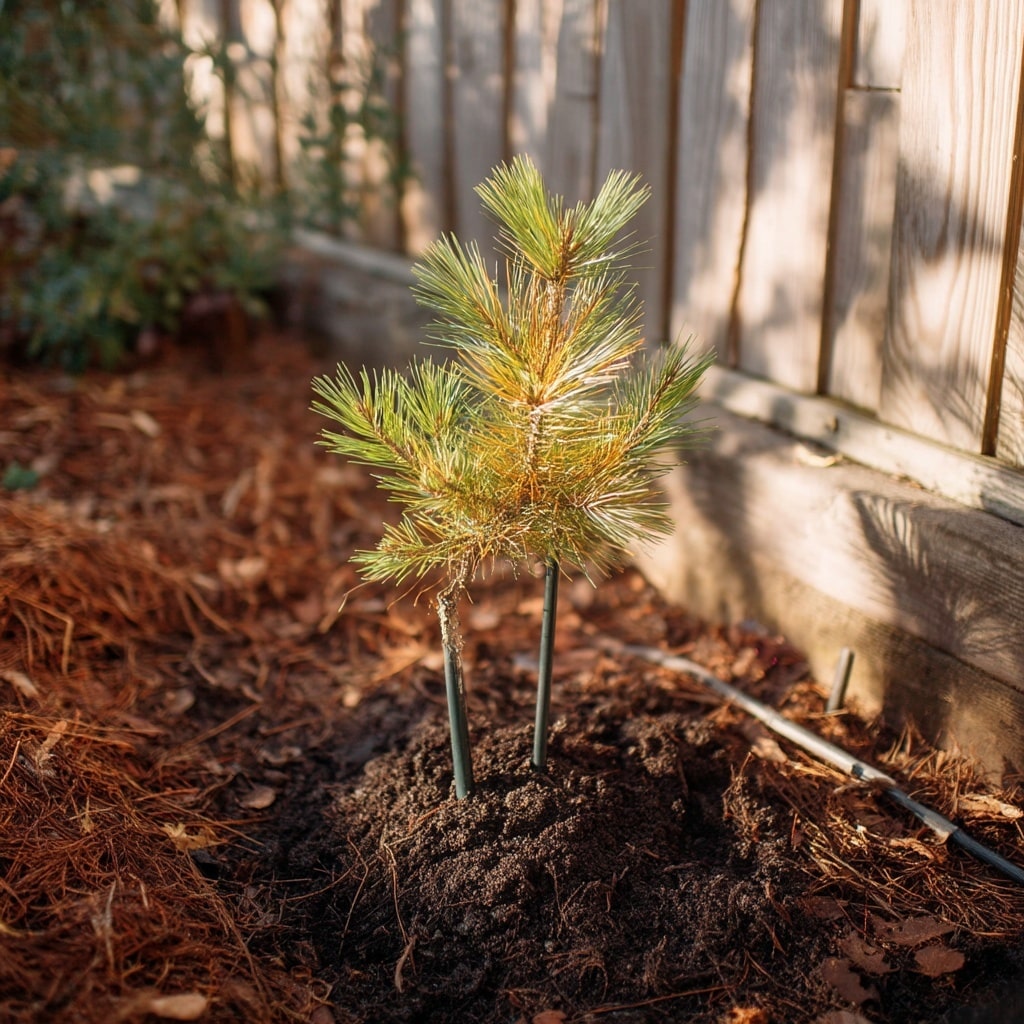How to Plant a Pine Tree Step by Step 4 . Aftercare Tips for Young Pine Trees
