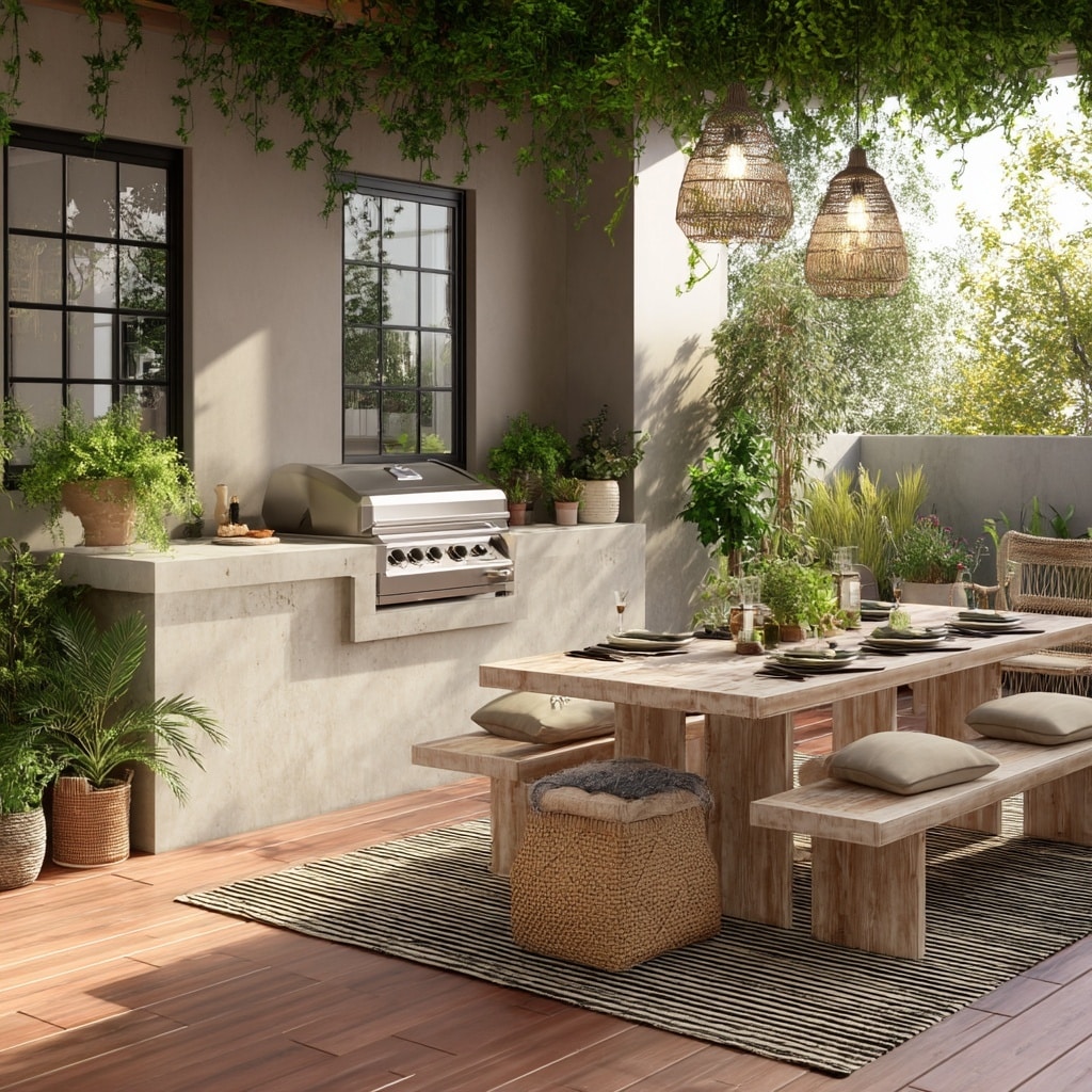 Backyard Landscaping Designs: 11 Ideas to Transform Your Yard 4 Create an Outdoor Kitchen for Al Fresco Dining