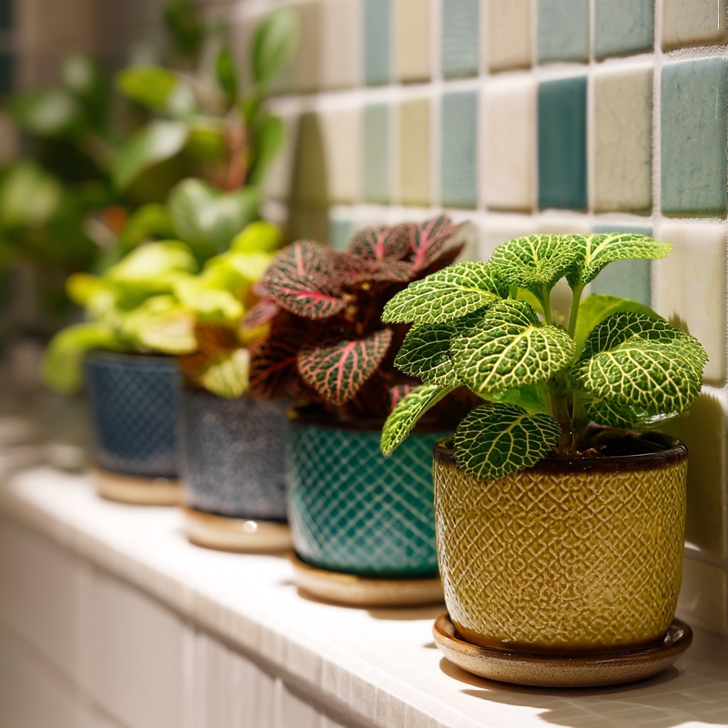 Potted Plants to Gift Instead of Flowers This Valentine’s Day 4 Fittonia (Nerve Plant) – Set of Four