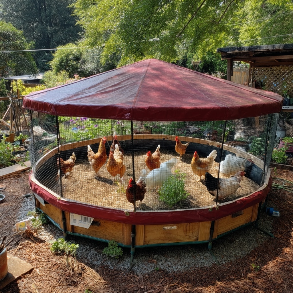 7 Chicken Coop Ideas That Are Cheap, Safe & Creative 5  Small Dorking Chicken Coop