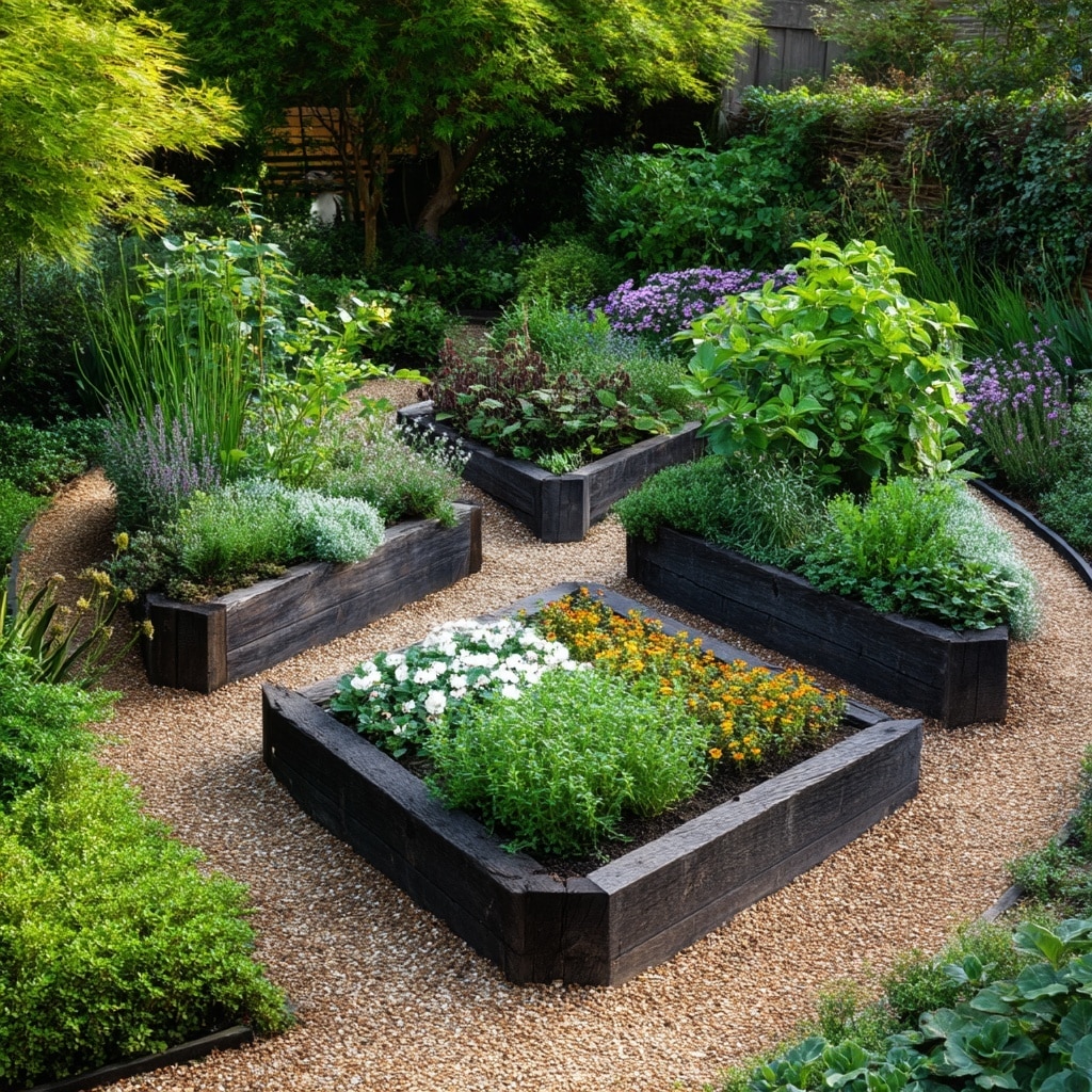 5 Raised Bed Garden Layouts for Every Space 5 Trio Formation