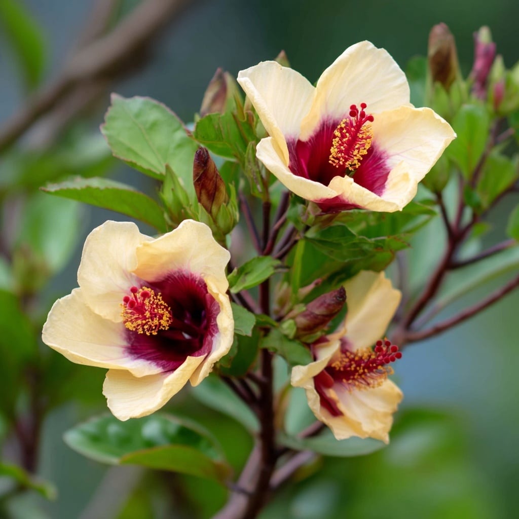 7 Types of Hibiscus Flowers – Common & Rare Varieties 6 Hibiscus sabdariffa (Roselle)