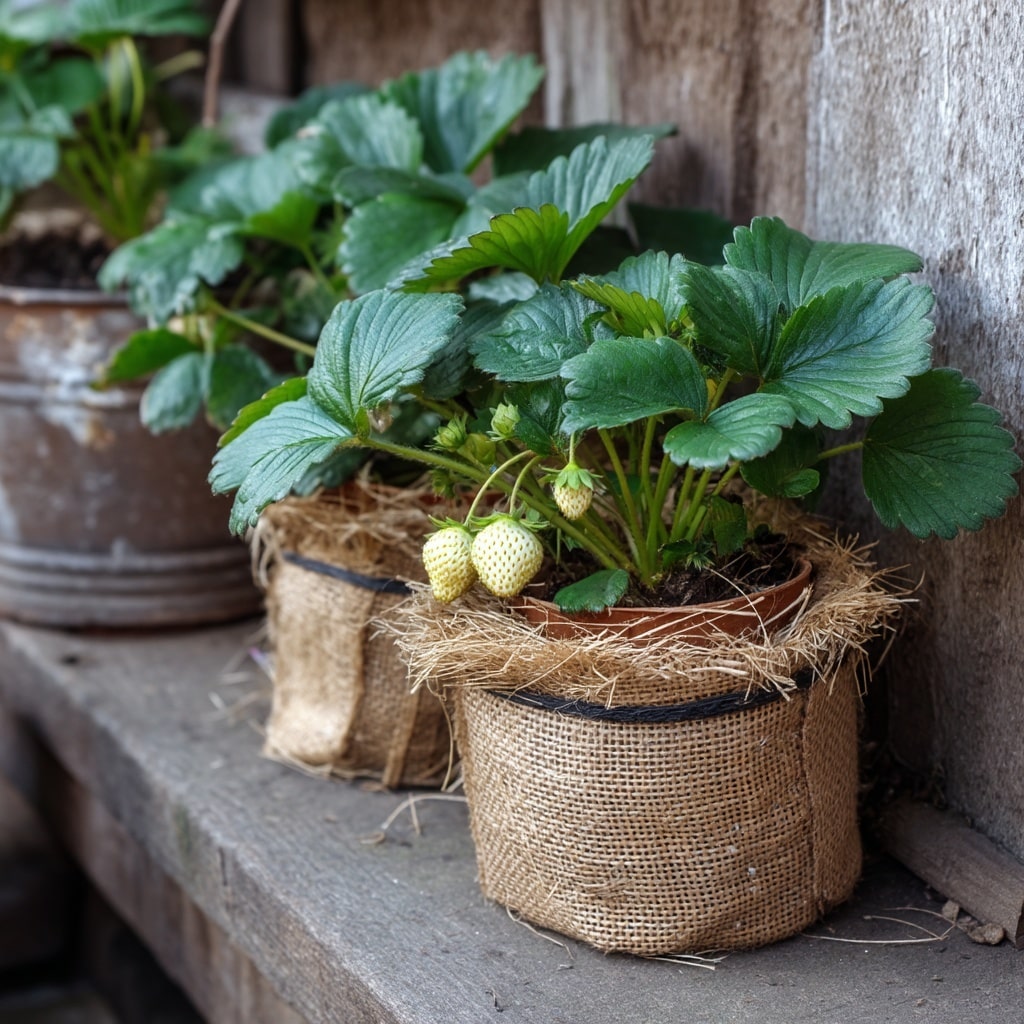 How to Winterize Strawberry Plants in Pots