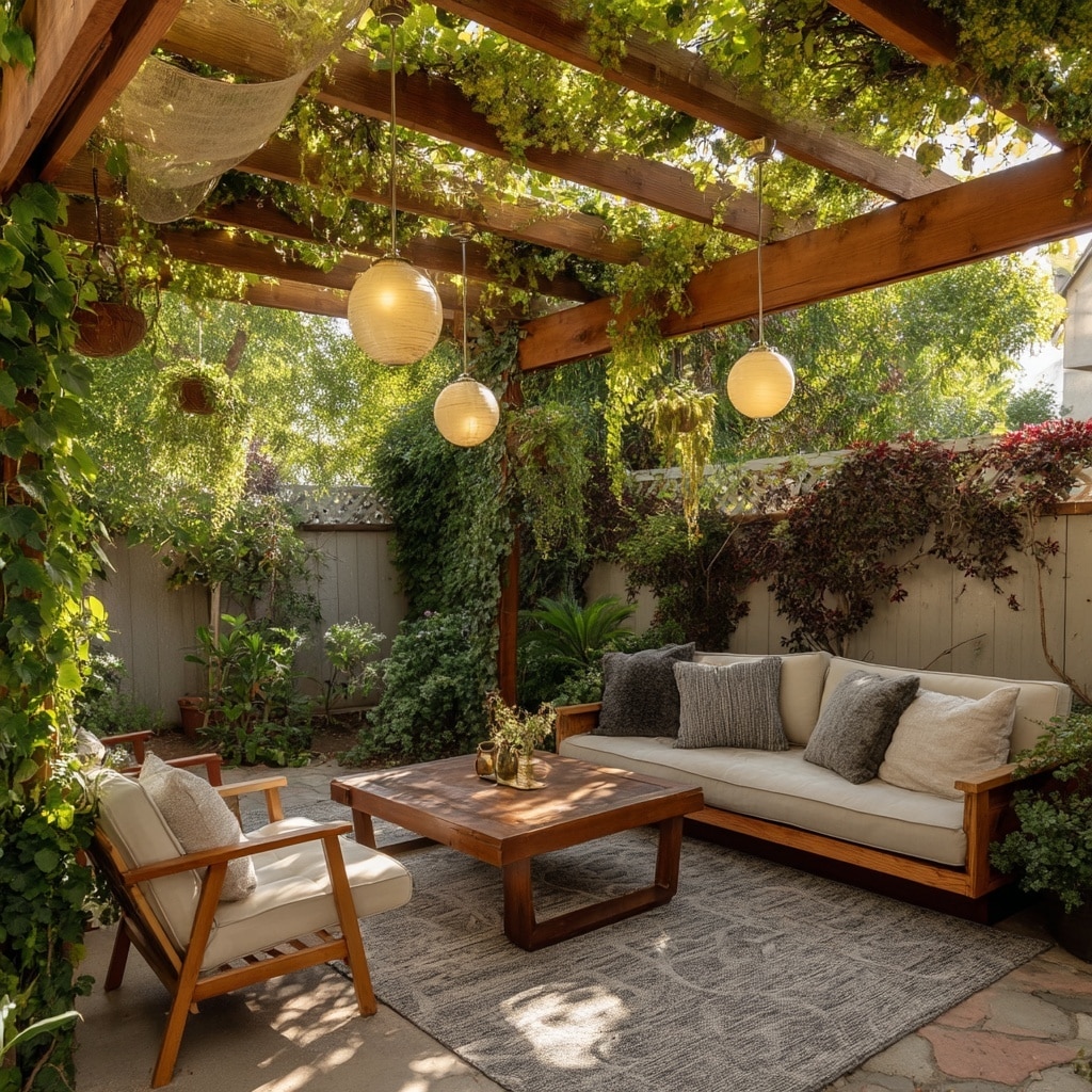  Stay Protected with a Pergola or Covered Patio