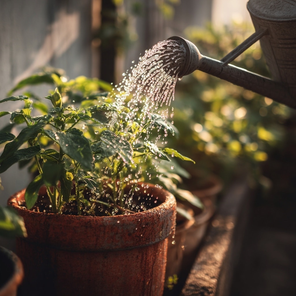 Getting Creative with Containers: Container Gardening Tips 6 Watering Wisely in All Seasons