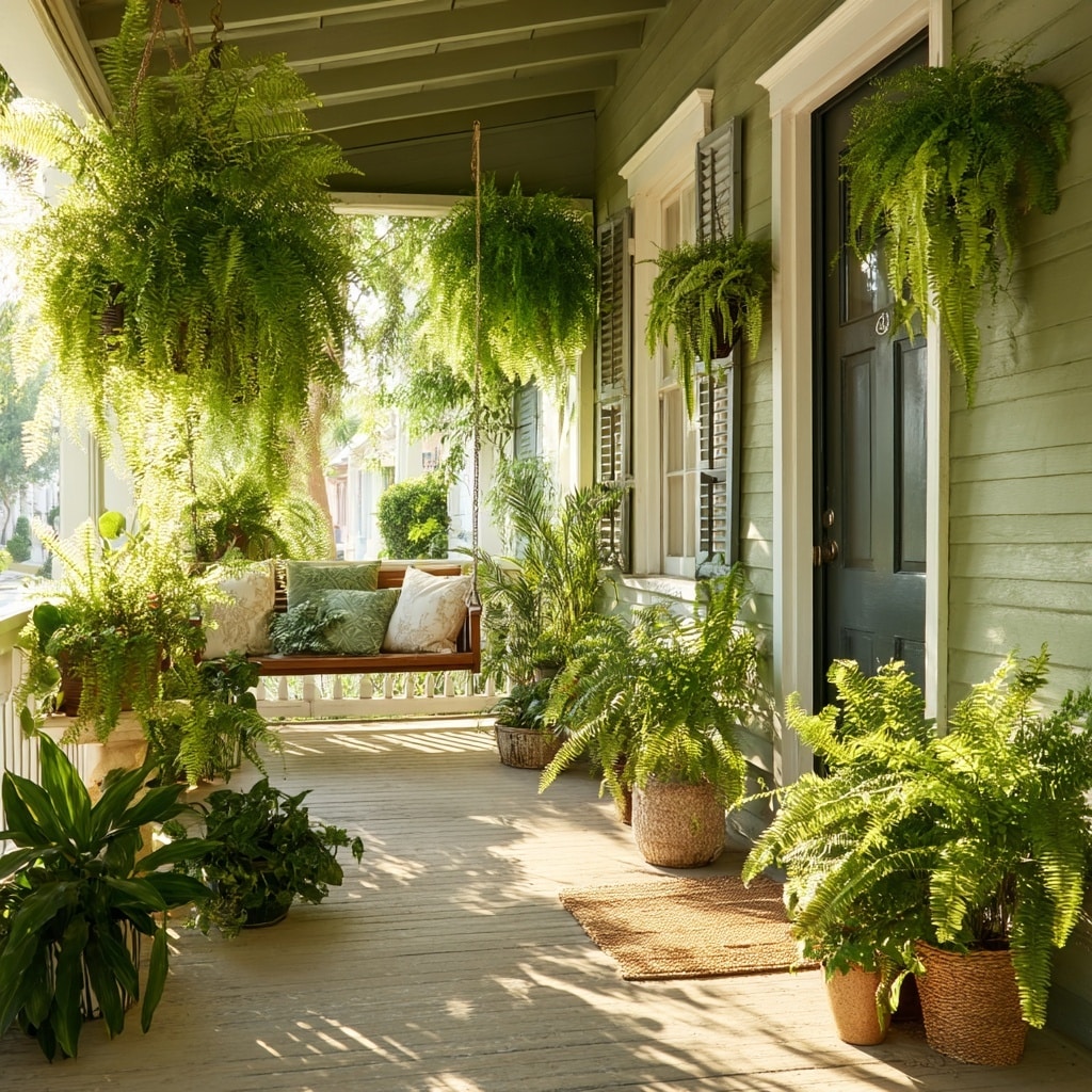  Brighten Shady Spots with Fern-Filled Planters