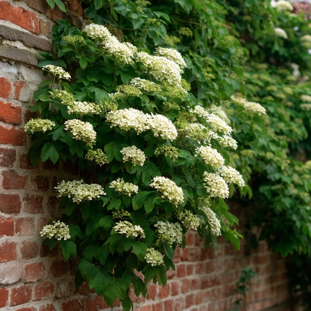 Climbing Hydrangeas (Hydrangea anomala subsp. petiolaris)