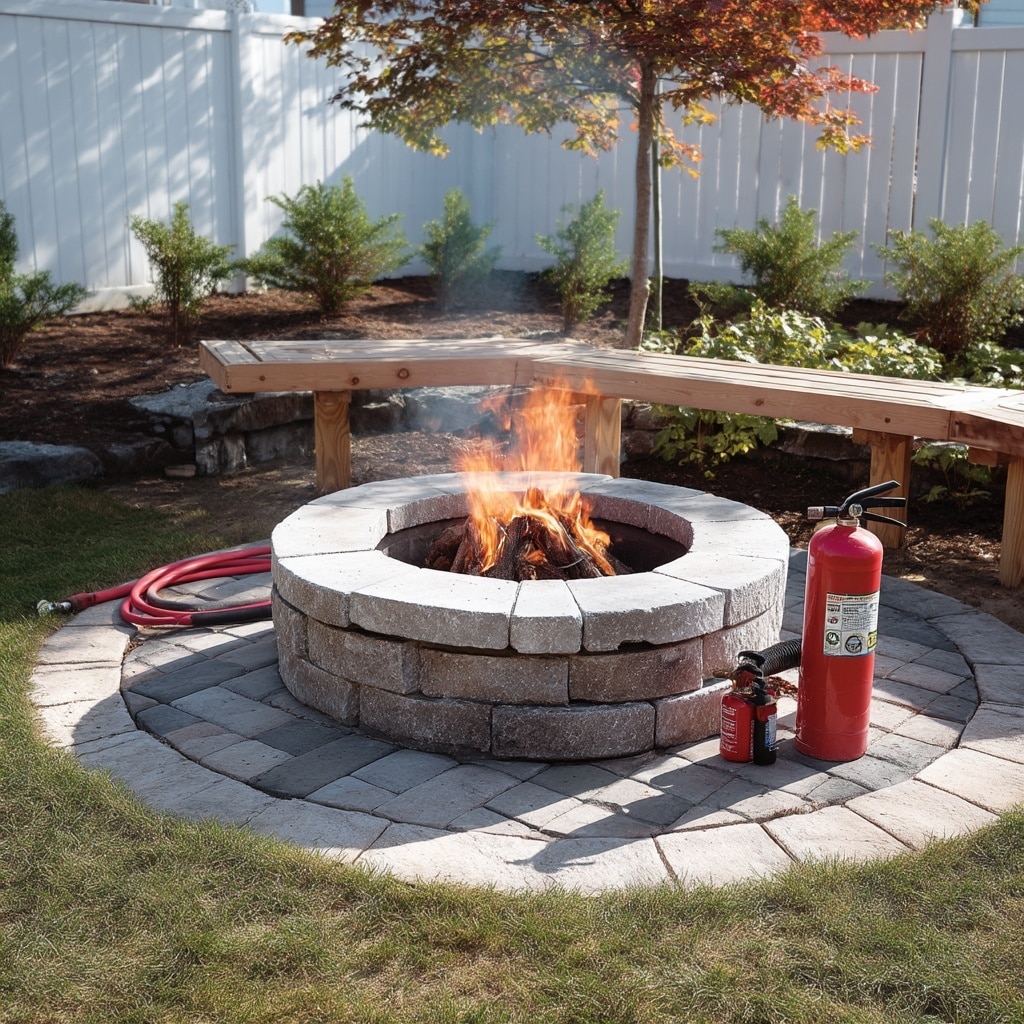 Best Firepit Ideas for a Cozy Backyard Retreat 7 . Fire Safety and Local Regulations