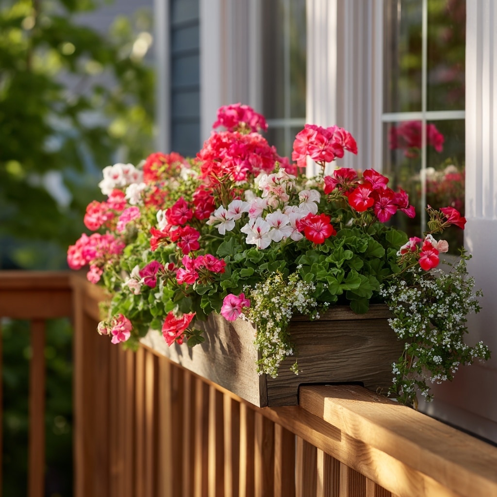 Window Box Planters for Porch Railings