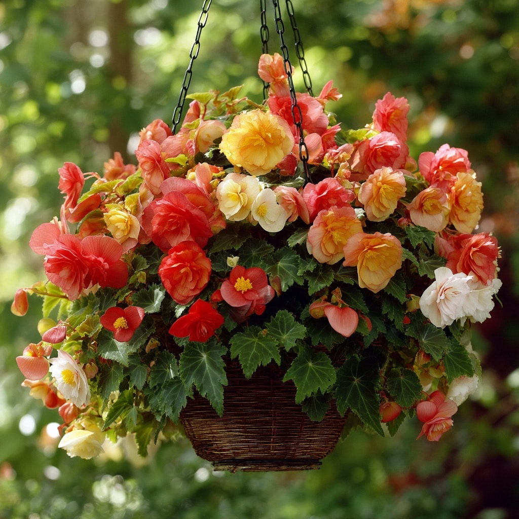 8 Best Hanging Flowers for Beautiful Garden Baskets 11 Begonias