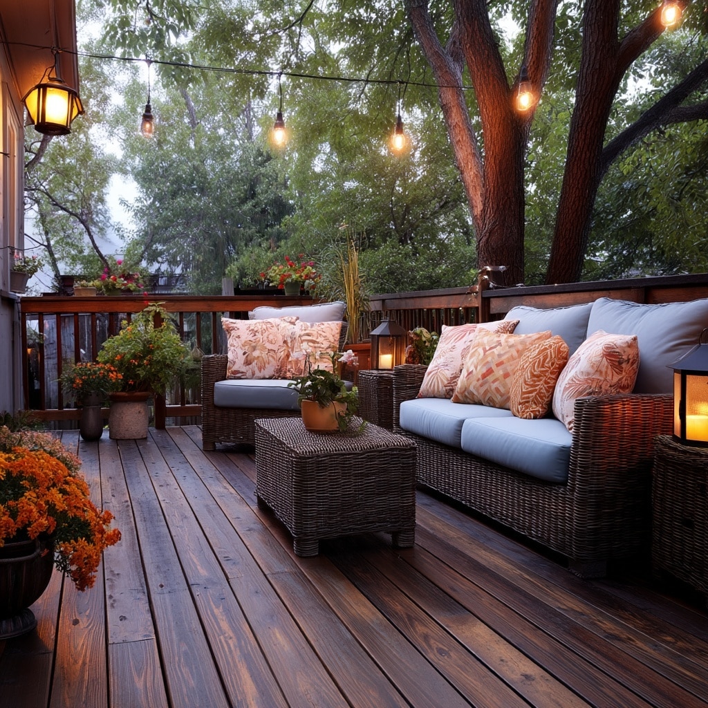 Backyard Landscaping Designs: 11 Ideas to Transform Your Yard 8 . Design a Cozy Deck for Relaxation