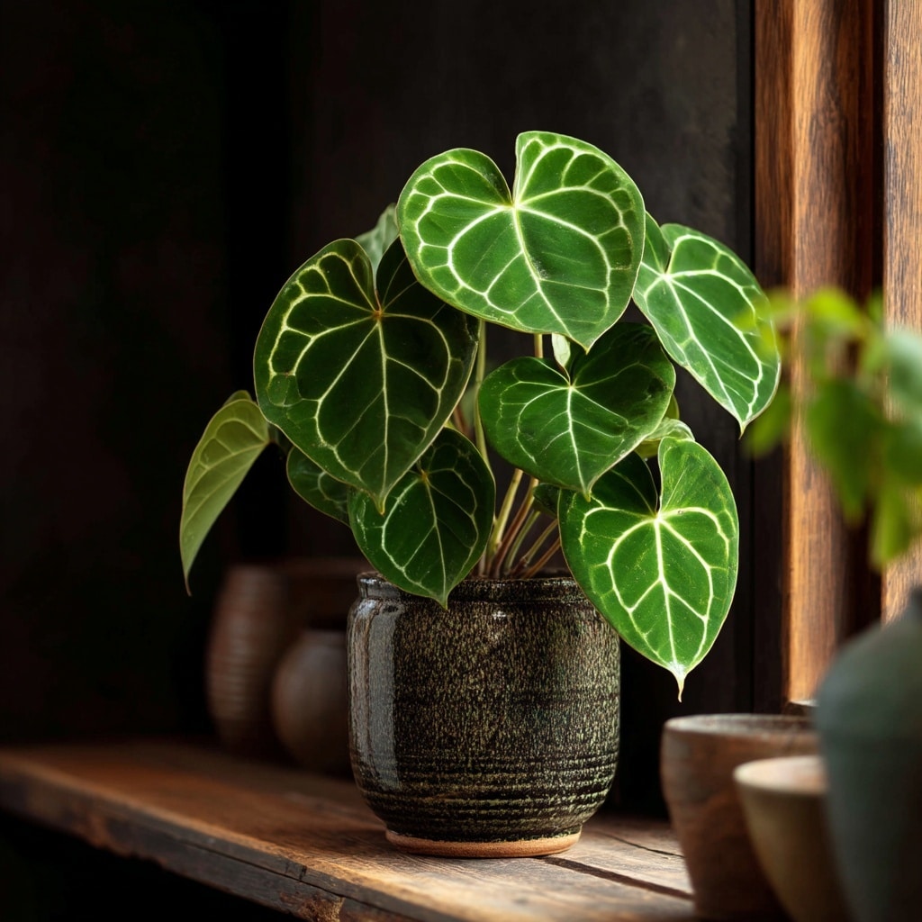 9 Aesthetic Plants to Style Your Space Beautifully 11 Anthurium clarinervium