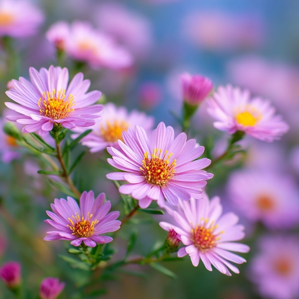 10 Pink Flowers for the Birthday Girl Who Loves Pink 12 Asters