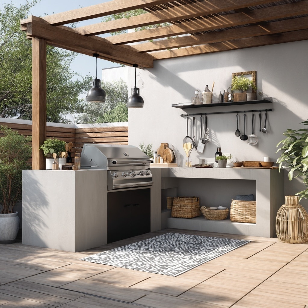 10 Small Backyard Patio Ideas for Hosting 9 Create an Outdoor Kitchen