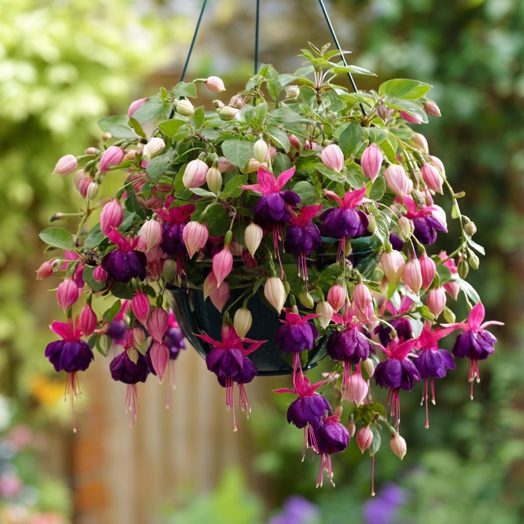 8 Best Hanging Flowers for Beautiful Garden Baskets 13 Fuchsias