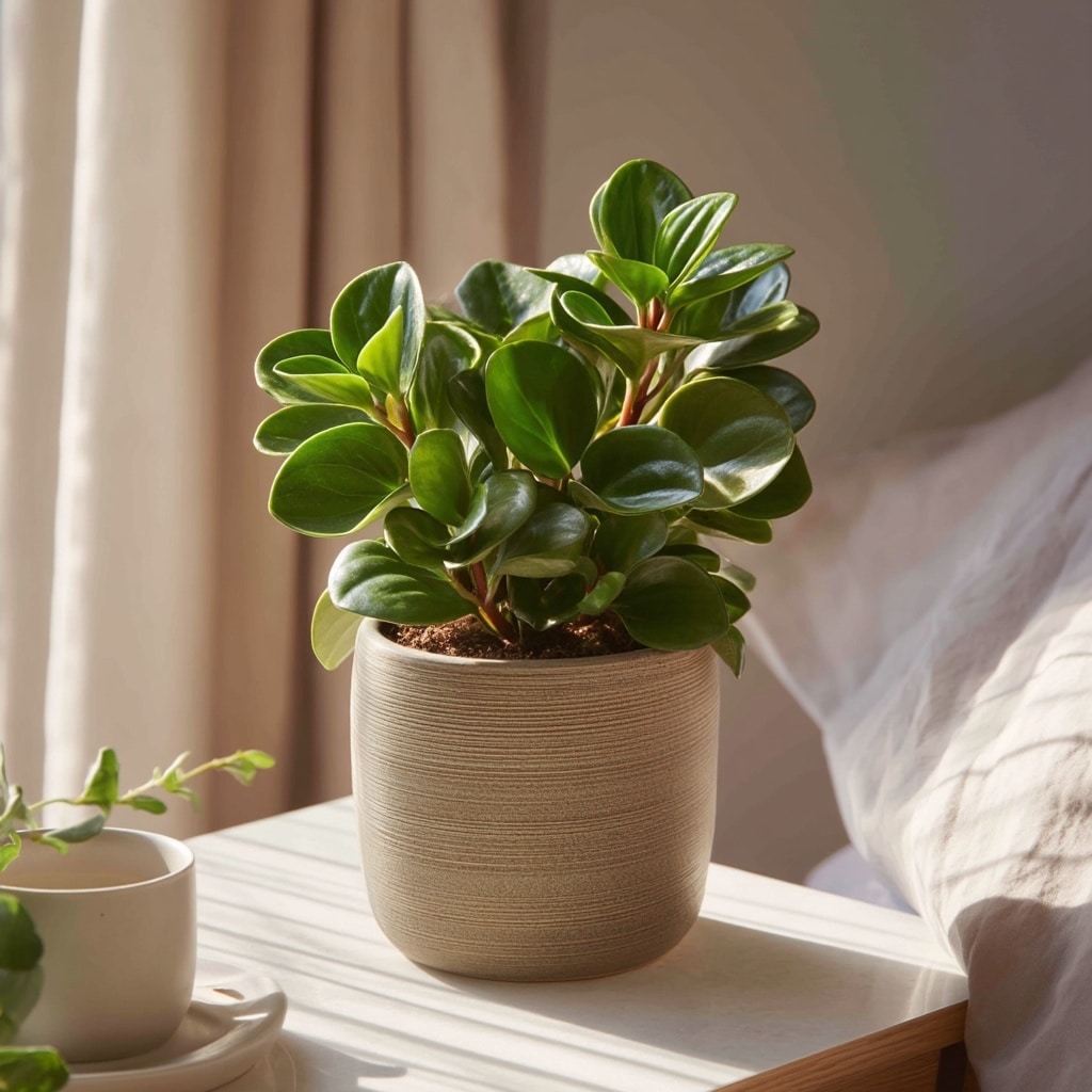 10 Small Plants That Fit in Any Home 9 . Peperomia Obtusifolia