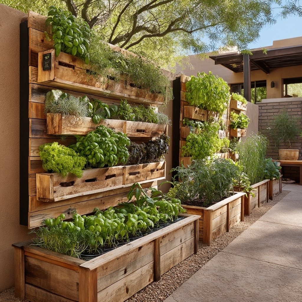 10 Budget-Friendly Arizona Backyard Ideas That Work 9 Plant a Vertical or Raised Bed Vegetable Garden