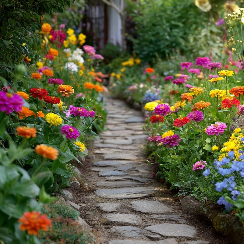 10 Cozy Zinnia Garden Bed Ideas for a Stunning Yard 11 10 Cozy Zinnia Garden Bed Ideas for a Stunning Yard