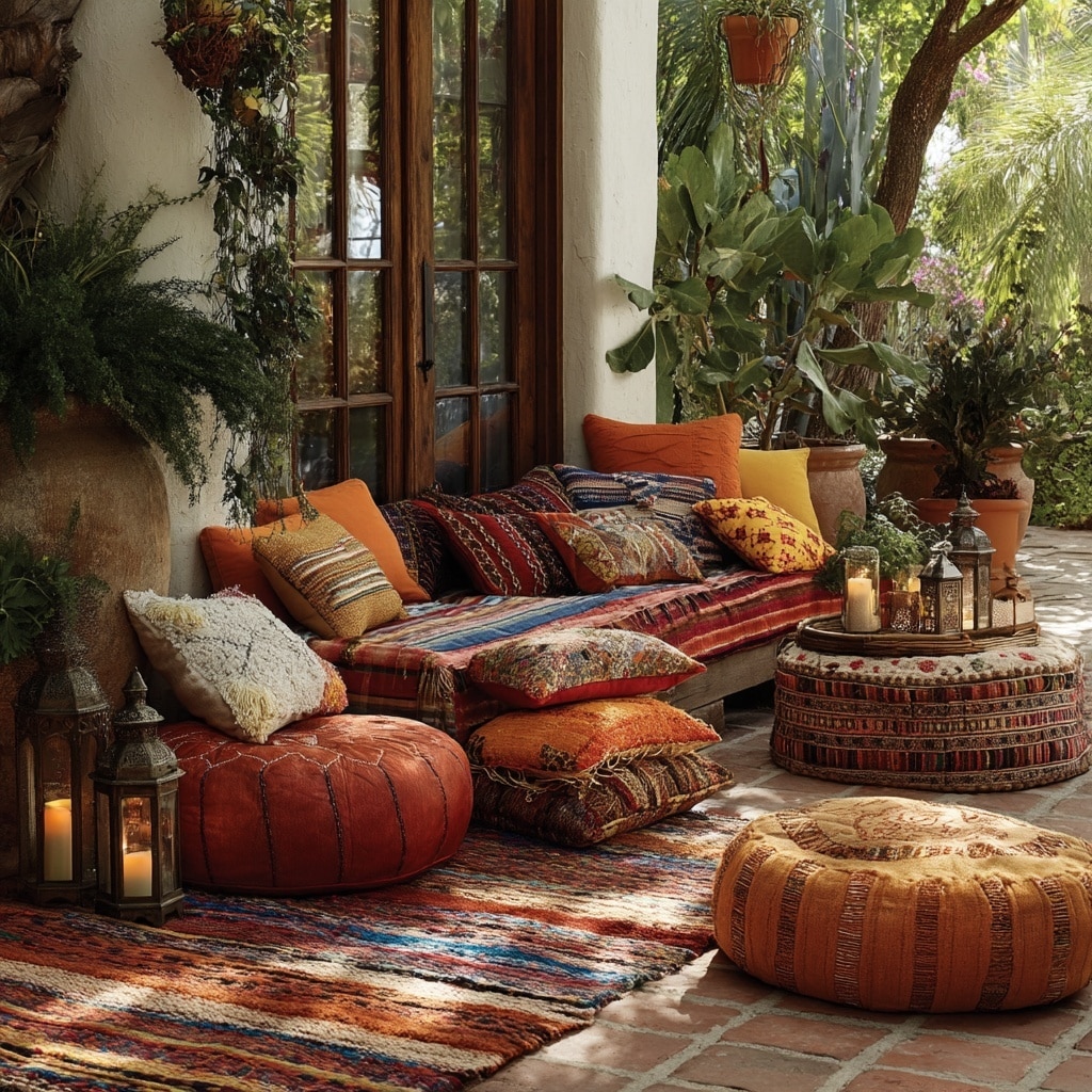 12 Outdoor Ideas for a Cozy Backyard Setup 10 Add Layers with Accessories