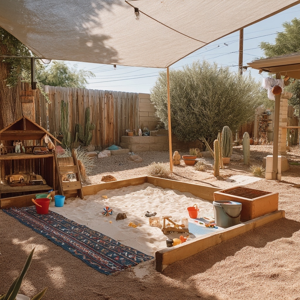 10 Budget-Friendly Arizona Backyard Ideas That Work 10 Build a DIY Sand and Gravel Pit for Kids