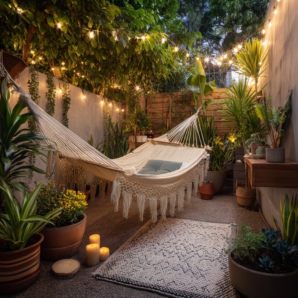 11 Budget-Friendly Backyard Ideas for Small Yards 12 Hang a Hammock for a Cozy Retreat