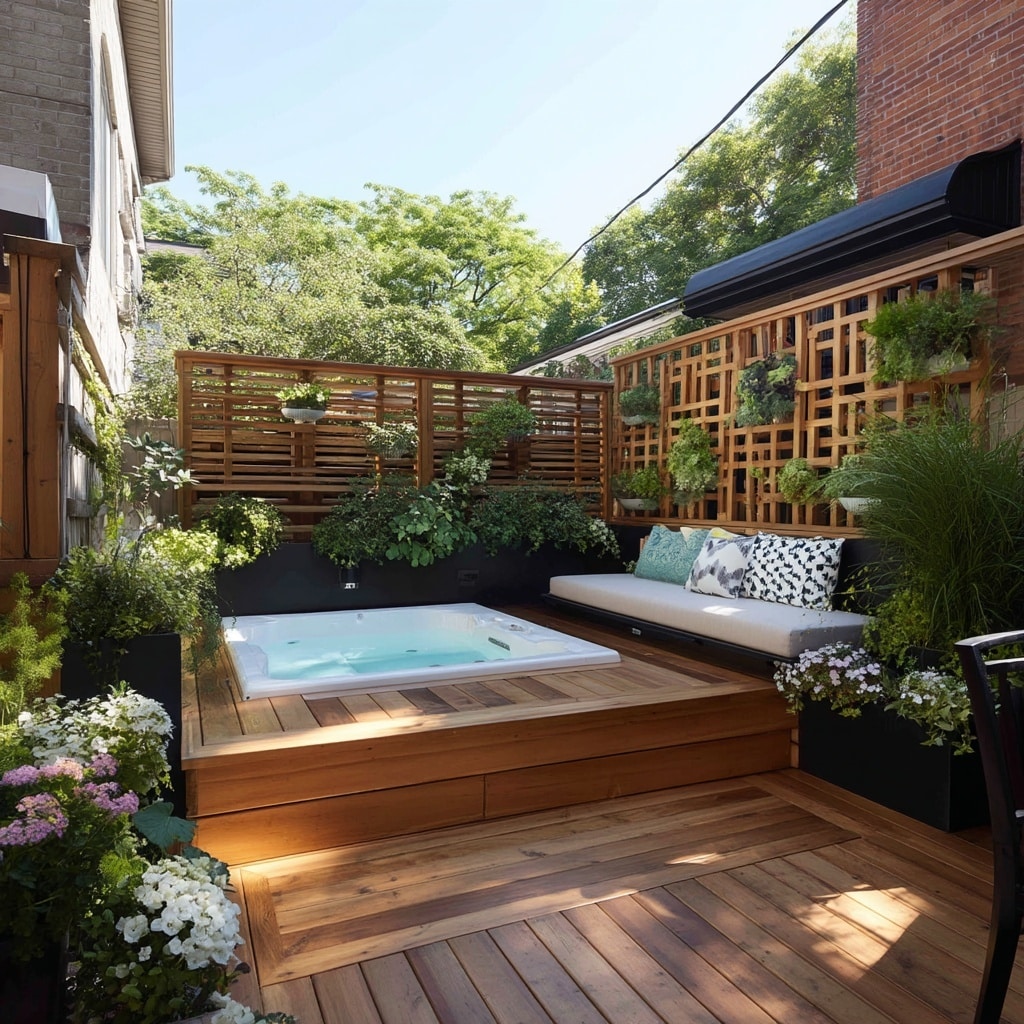 Backyard Landscaping Designs: 11 Ideas to Transform Your Yard 10 Include a Spa or Hot Tub for Luxurious Comfort