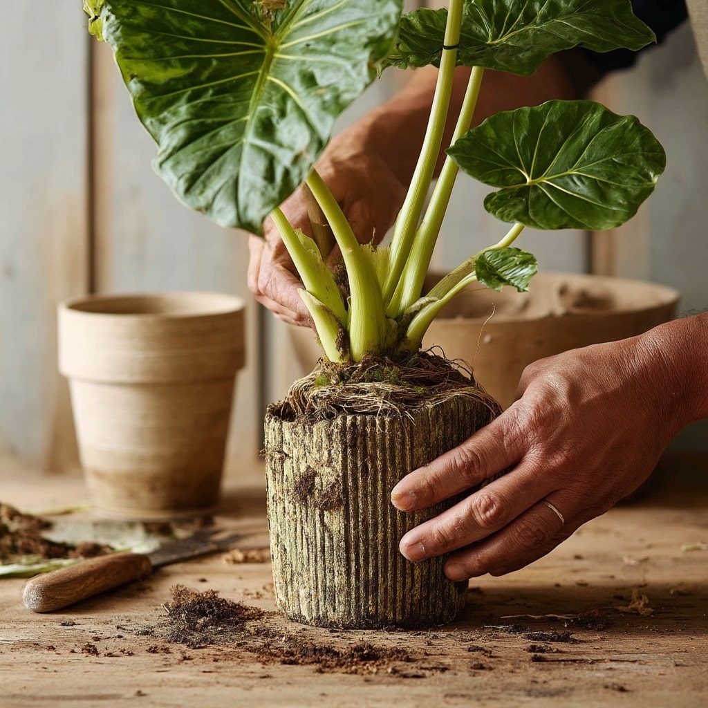 How to Grow and Care for Elephant Ears Plants 11 Repotting Elephant Ears Plants