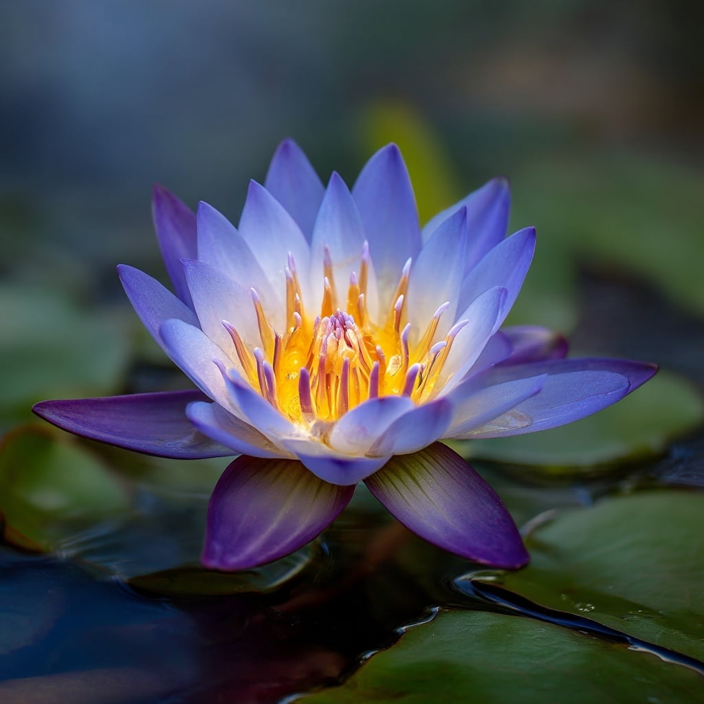 Blue Water Lily (Nymphaea nouchali)