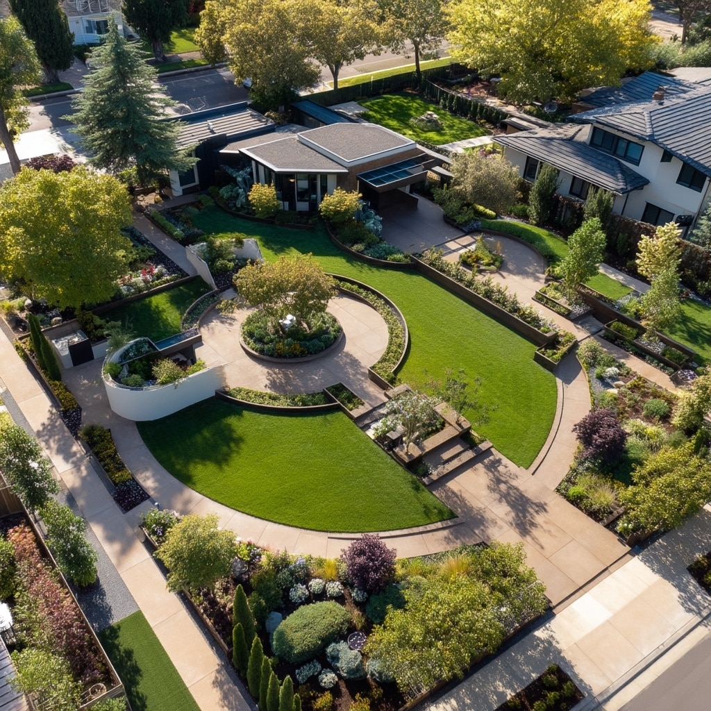 4 Lawn Shapes for Stunning Front Yard Landscaping 2 Choosing the Right Lawn Shape for Front Yard Landscaping