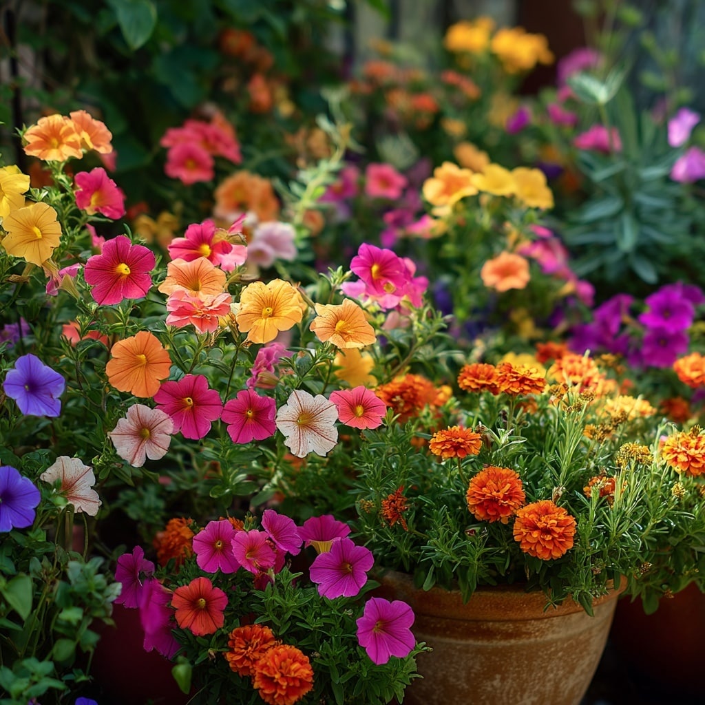 Flower Garden Ideas for Small Spaces 6 Using Annuals for Continuous Color