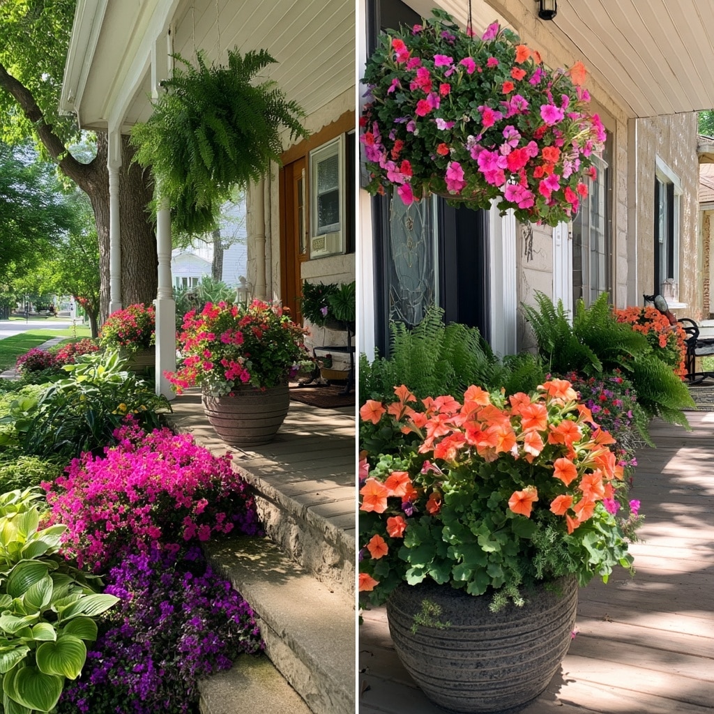 15+ Front Porch Plants and Flower Pot Ideas