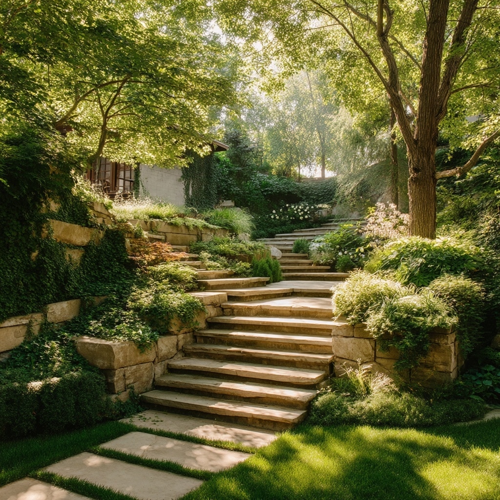 Landscaping Ideas for an Uneven Backyard