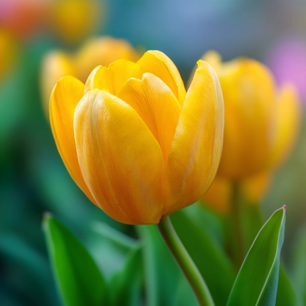 Yellow Tulips: A Cheerful Spring Garden Favorite 2 Yellow Tulips: A Cheerful Spring Garden Favorite
